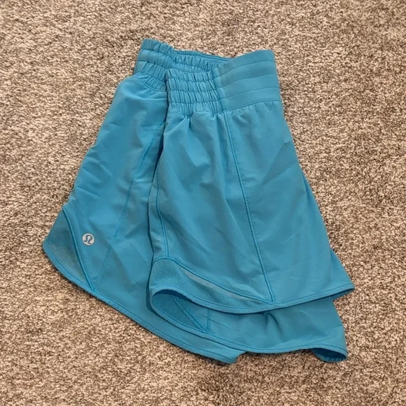 lululemon athletica Turquoise Athletic Shorts - Picture 1 of 3
